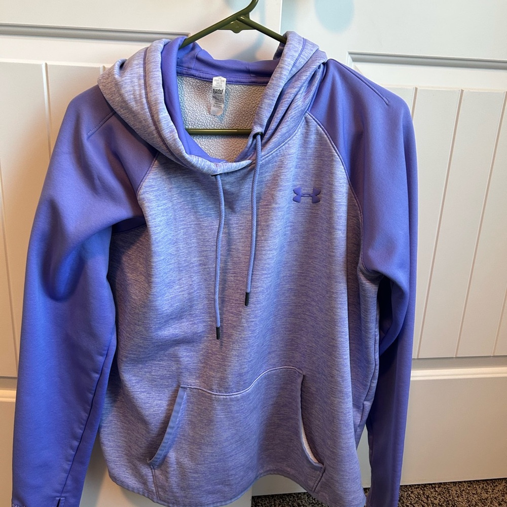 Under Armour Women's Lavender and Gray Hoodie